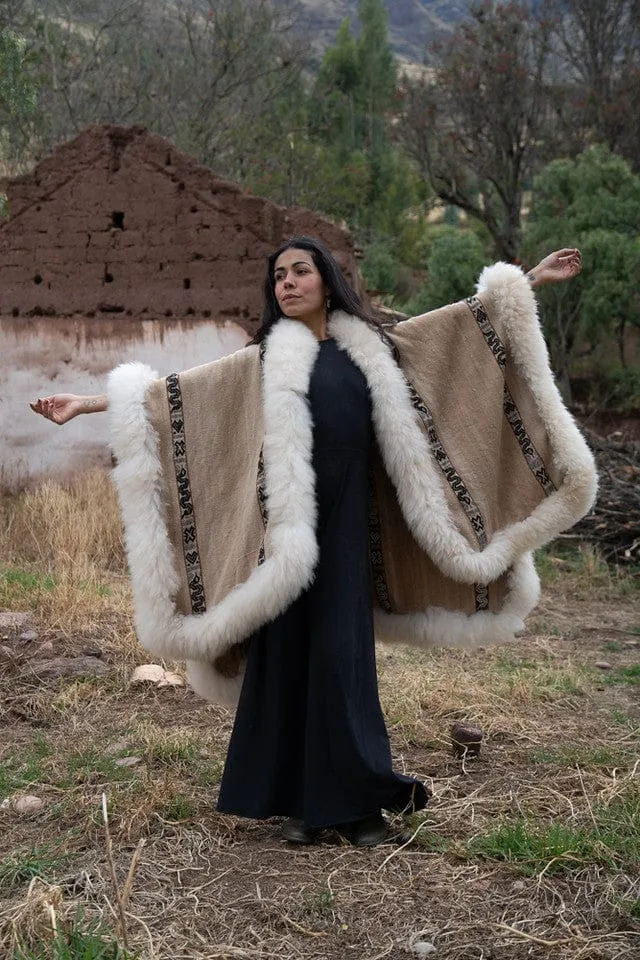 Elena Heritage Baby Alpaca Wool Cape