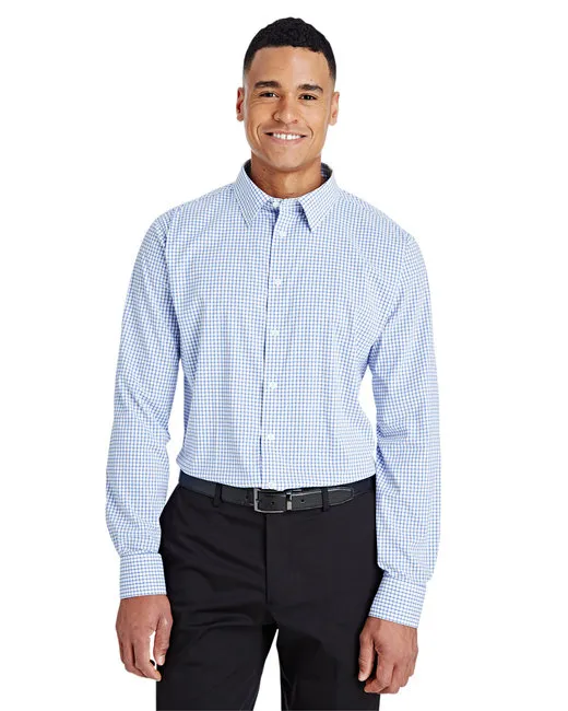 EMBROIDERED -  DG540 - Devon and Jones CrownLux Performance Men's Micro Windowpane Shirt