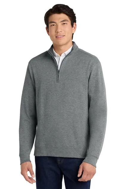 EMBROIDERED - K807 - Port Authority® Men's Interlock 1/4-Zip Sweater