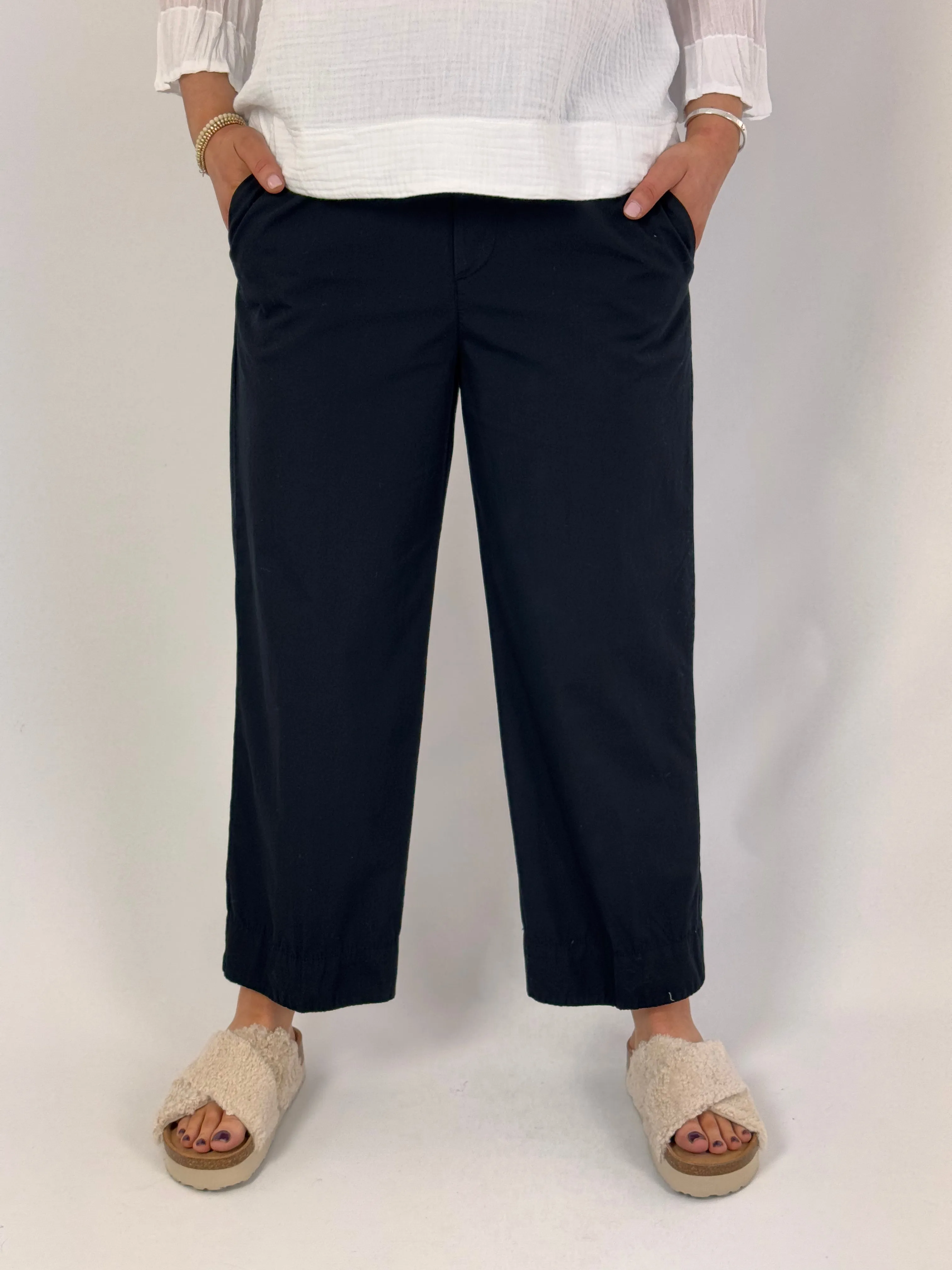 European Culture 07AU Trousers Navy