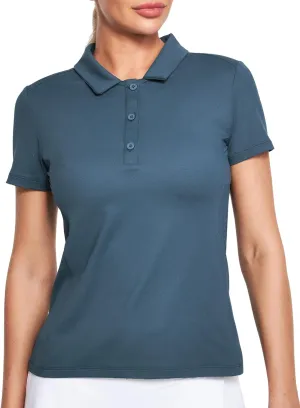 Ewedoos Womens Golf Shirts Breathable UPF 50  Sun Protection Polo Shirts for Women Dry fit Polos Short Sleeves