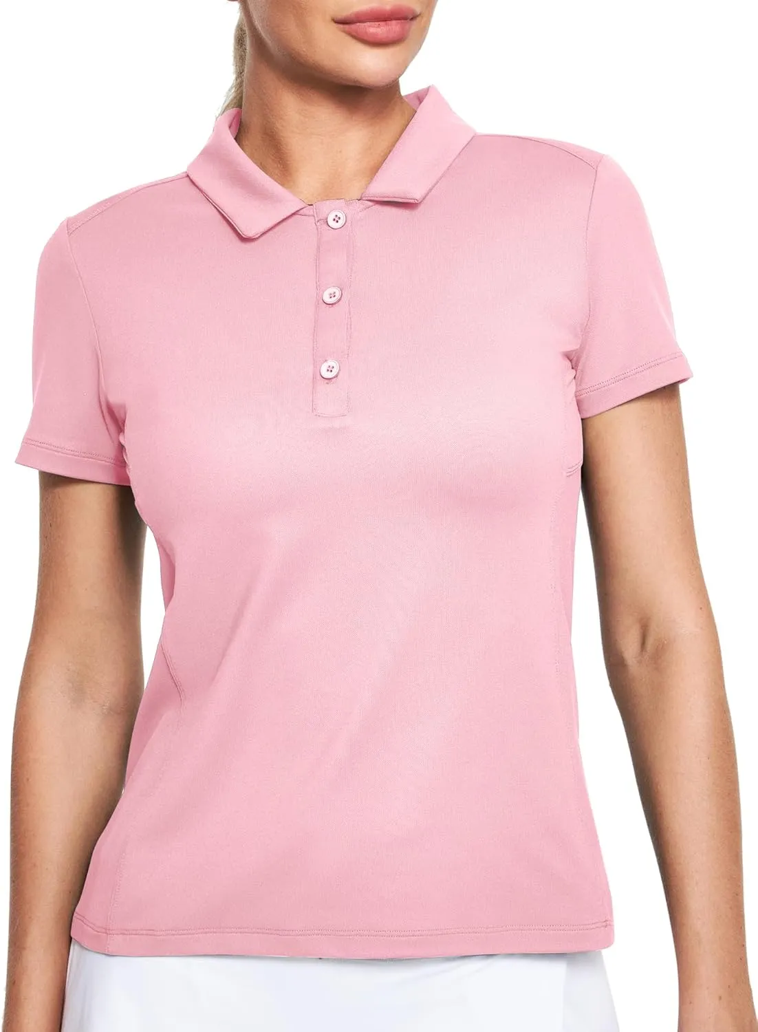 Ewedoos Womens Golf Shirts Breathable UPF 50  Sun Protection Polo Shirts for Women Dry fit Polos Short Sleeves