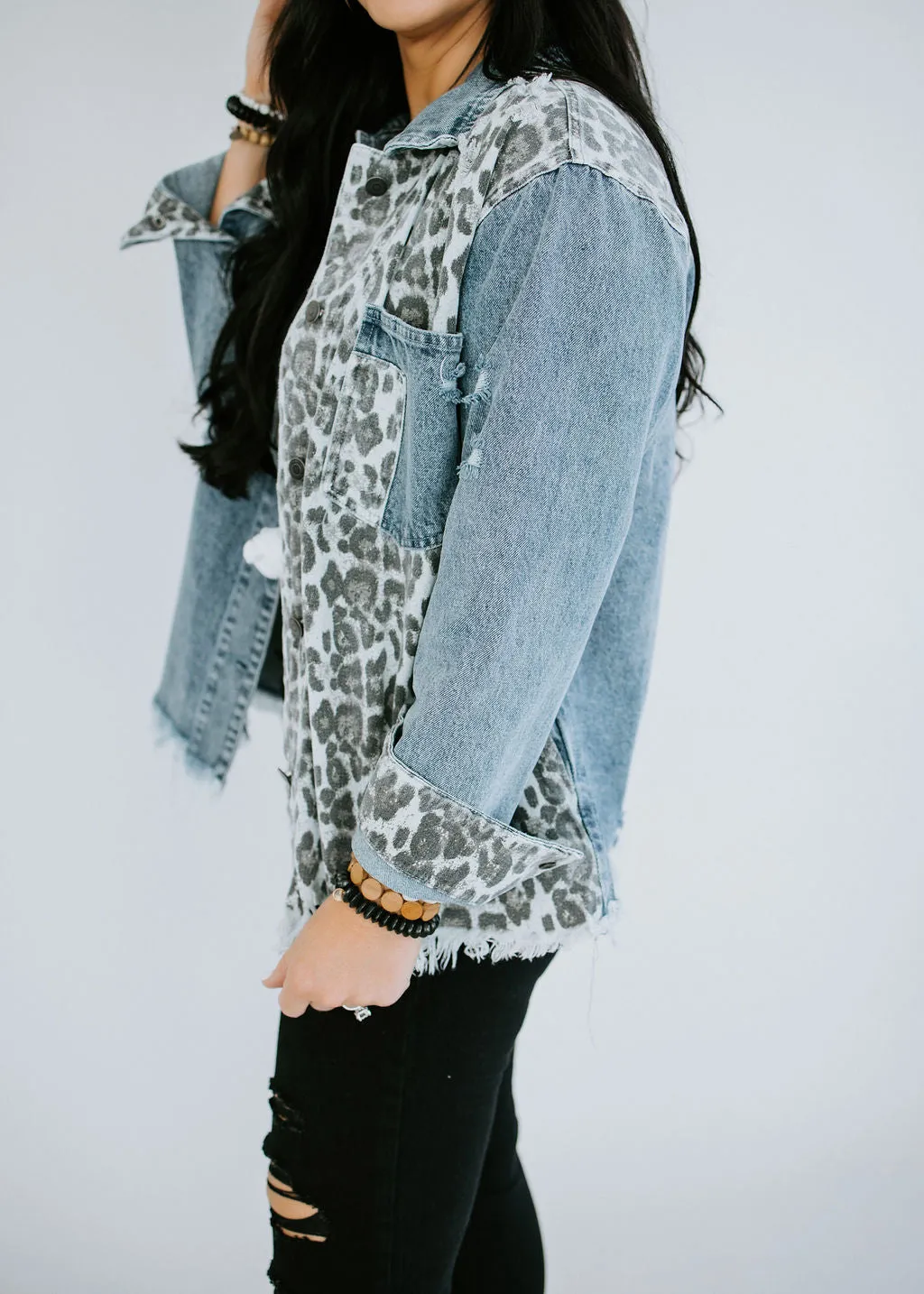 Fantastic Roar Denim Shacket