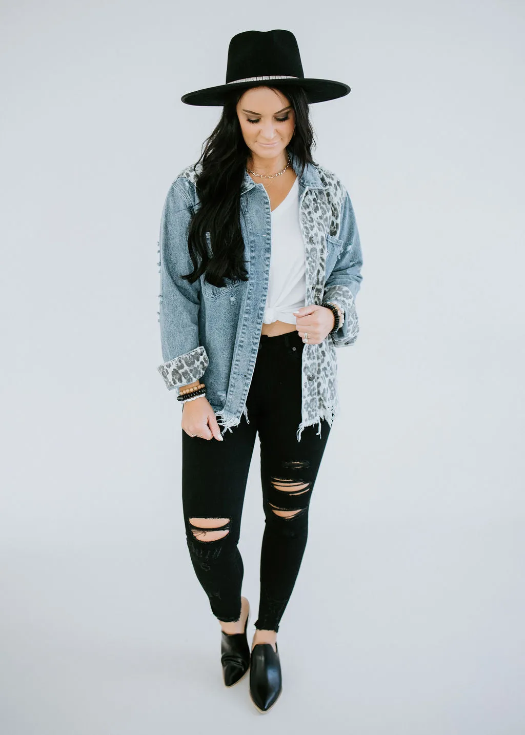 Fantastic Roar Denim Shacket