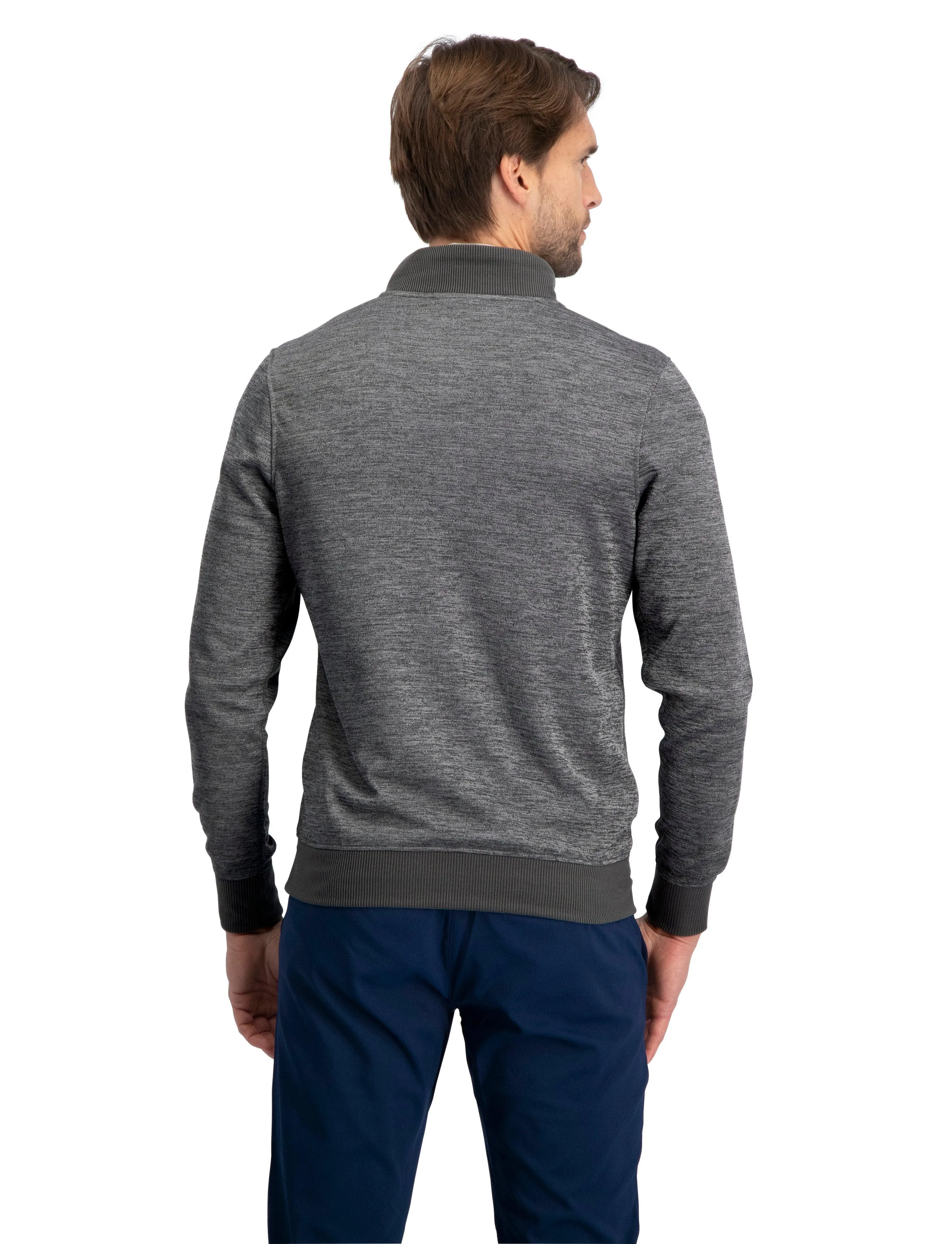 Fleece Dry Fit Pullover 1/4 Zip Golf Sweater - Tailored Fit