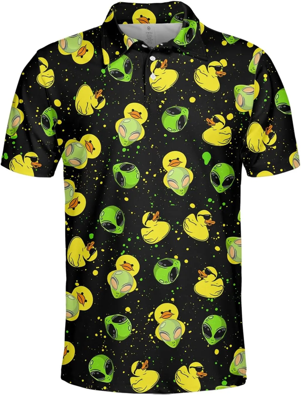 Funny Golf Shirts Dry Fit for Men, Mens Hawaiian Golf Polo Shirt, Mens Golf Polos Golfing