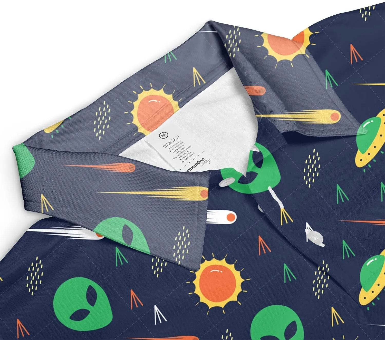 Funny Golf Shirts Dry Fit for Men, Mens Hawaiian Golf Polo Shirt, Mens Golf Polos Golfing