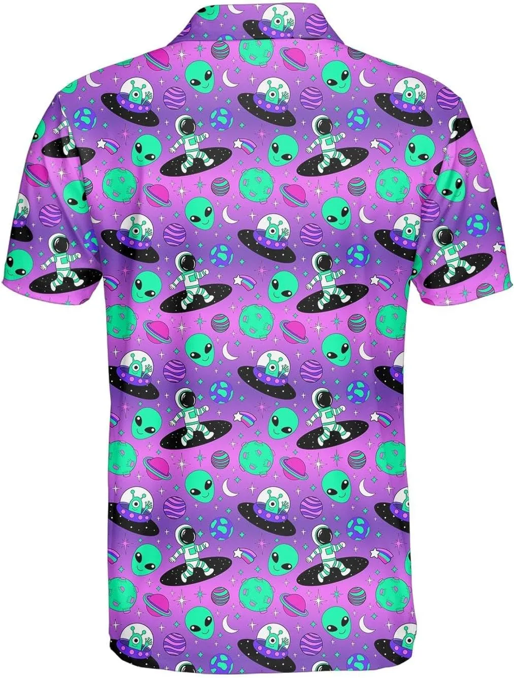 Funny Golf Shirts Dry Fit for Men, Mens Hawaiian Golf Polo Shirt, Mens Golf Polos Golfing