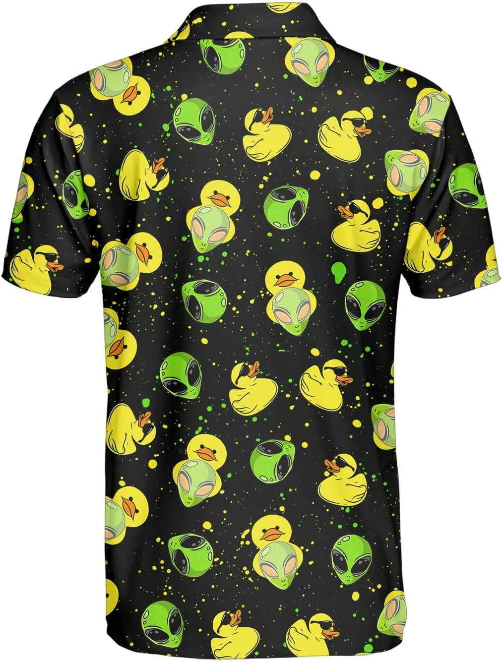 Funny Golf Shirts Dry Fit for Men, Mens Hawaiian Golf Polo Shirt, Mens Golf Polos Golfing