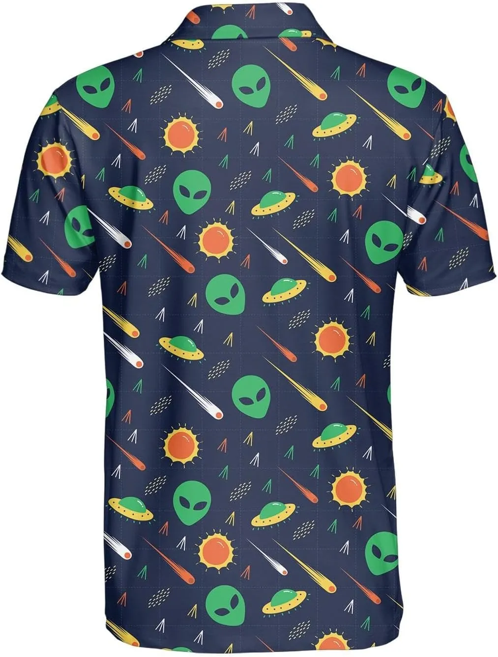 Funny Golf Shirts Dry Fit for Men, Mens Hawaiian Golf Polo Shirt, Mens Golf Polos Golfing