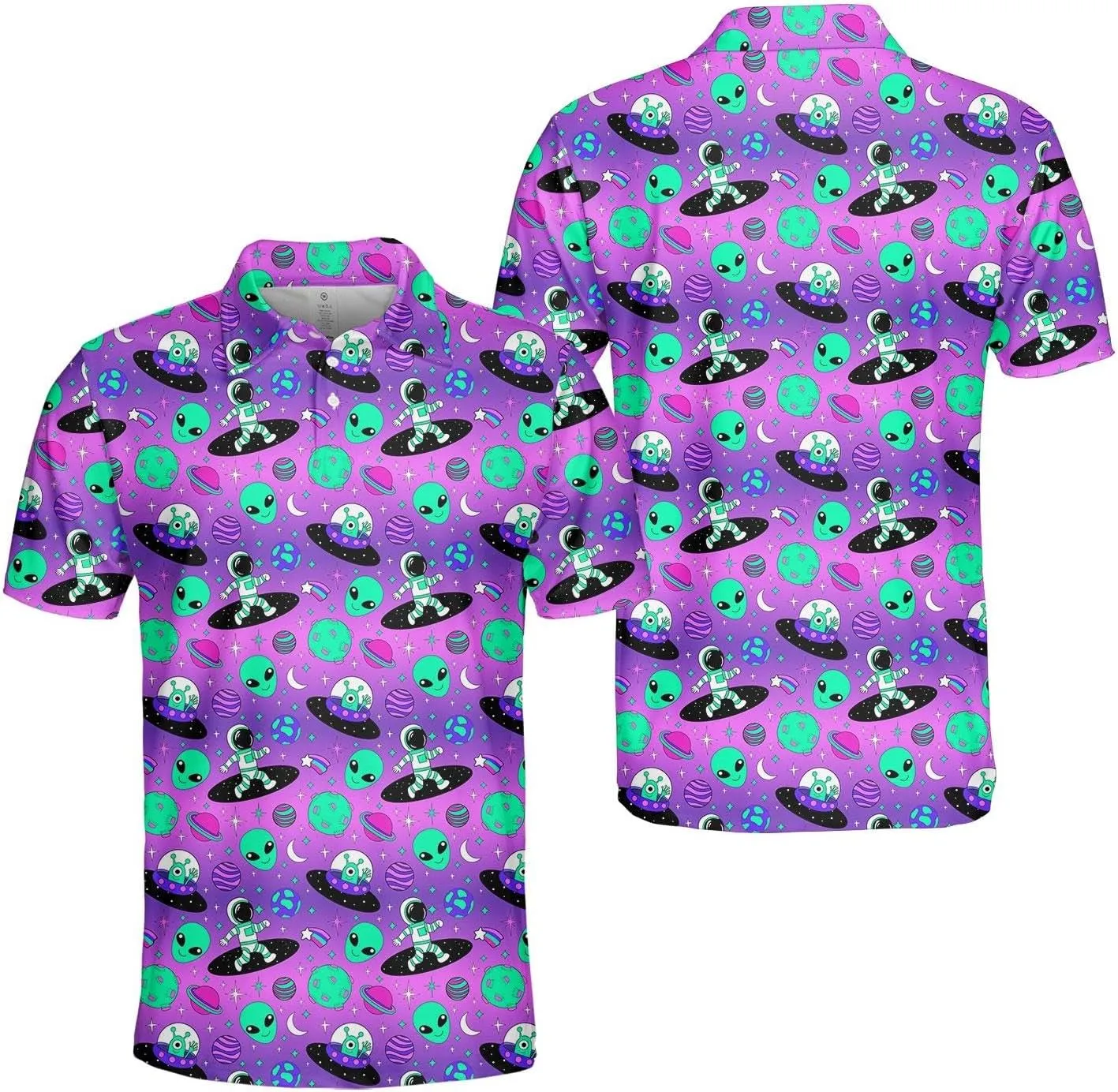 Funny Golf Shirts Dry Fit for Men, Mens Hawaiian Golf Polo Shirt, Mens Golf Polos Golfing