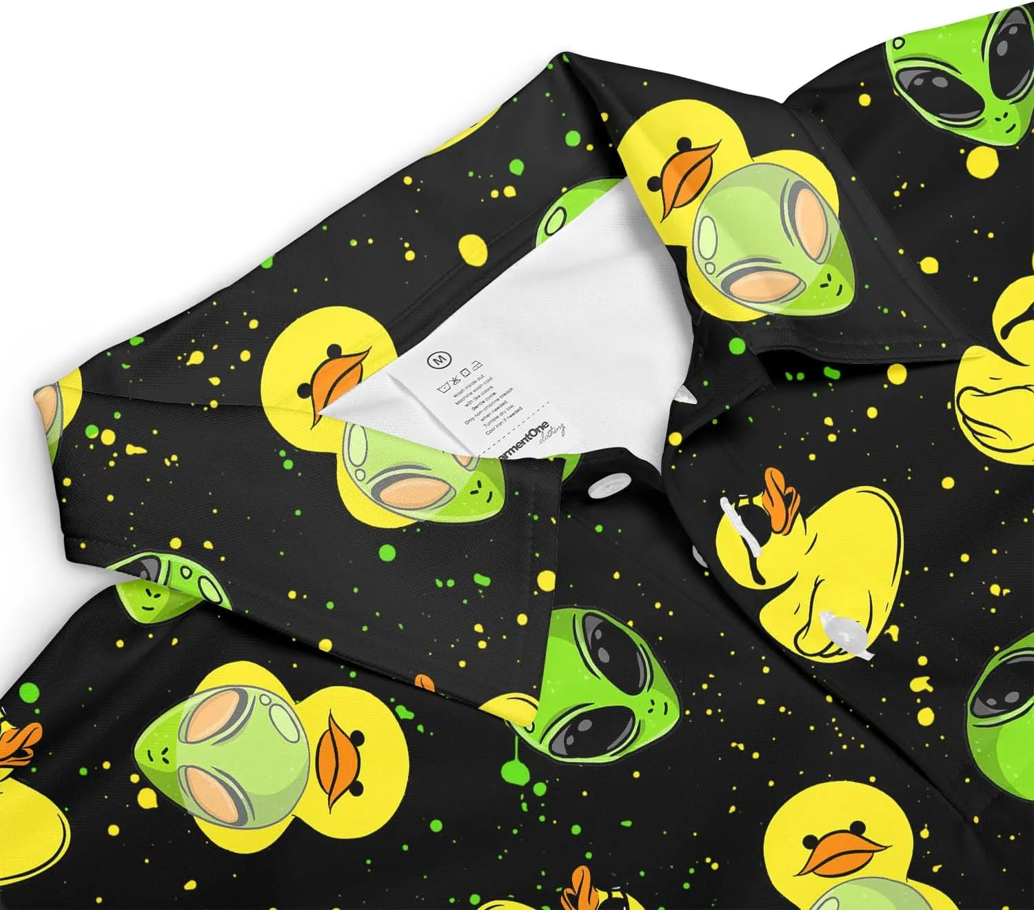 Funny Golf Shirts Dry Fit for Men, Mens Hawaiian Golf Polo Shirt, Mens Golf Polos Golfing