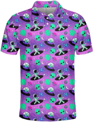 Funny Golf Shirts Dry Fit for Men, Mens Hawaiian Golf Polo Shirt, Mens Golf Polos Golfing