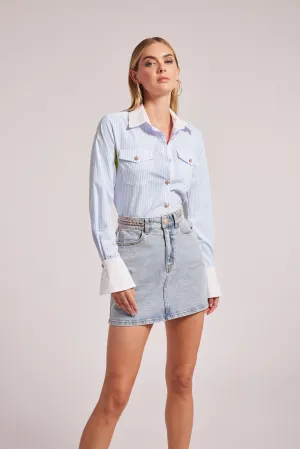 GEN Aliana Pinstriped Shirt