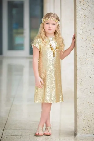 Glamorous Sequin Shift Dress Mint