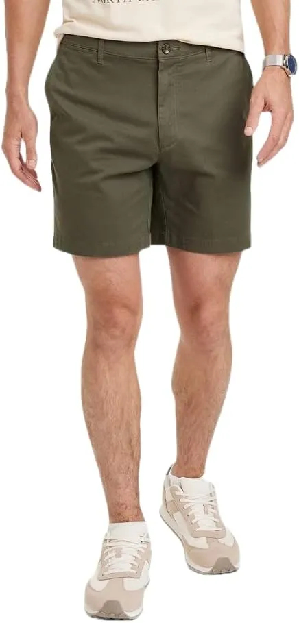 Goodfellow & Co Men's Every Wear 7" Slim Fit Flat Front Chino Shorts -