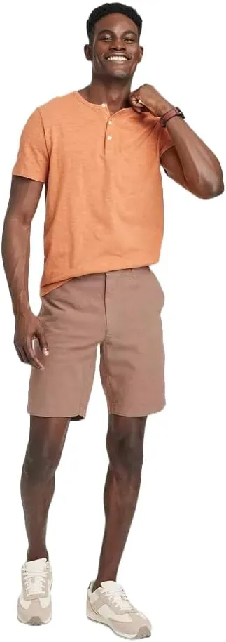 Goodfellow & Co Men's Every Wear 9" Slim Fit Flat Front Chino Shorts -