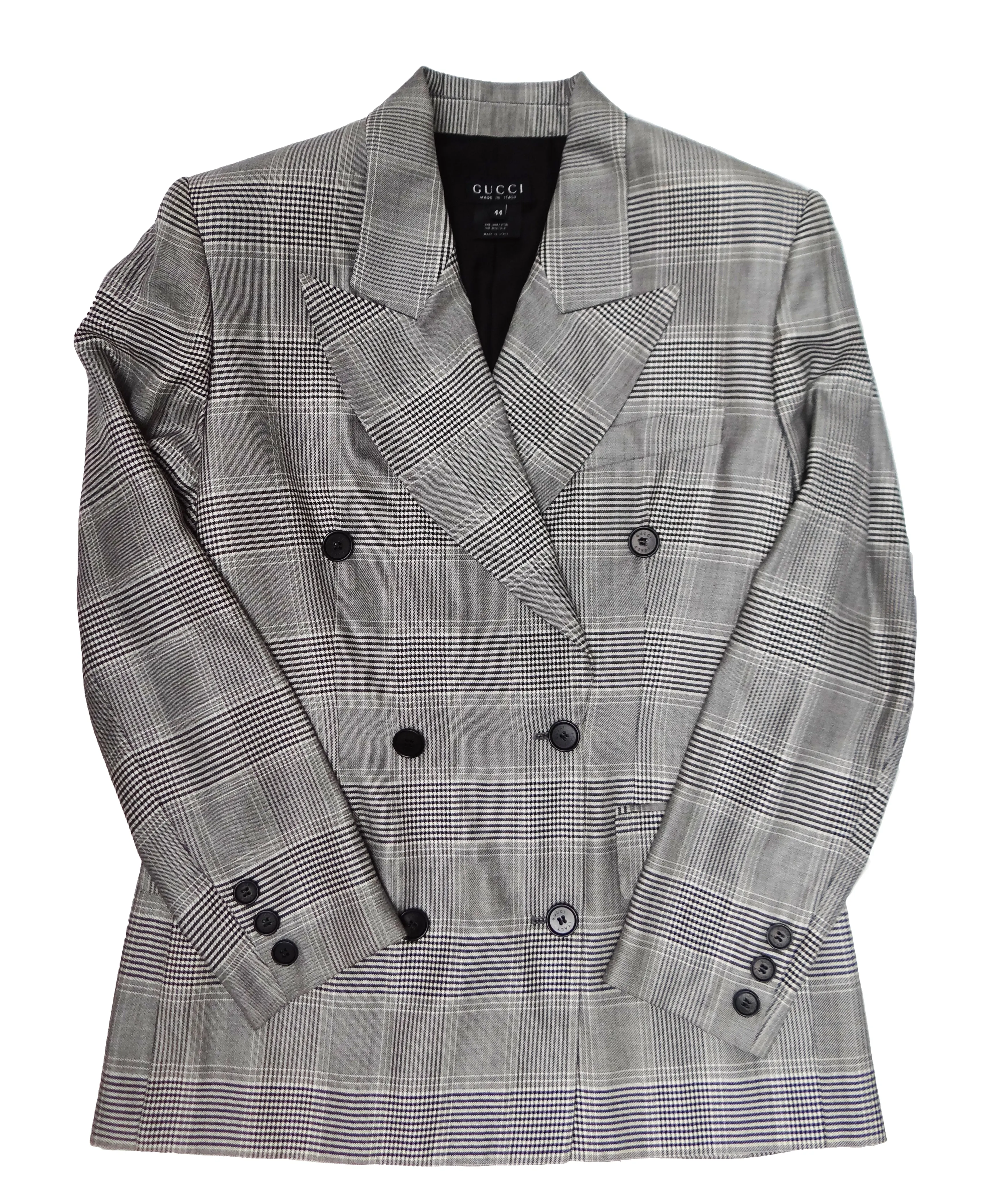 Gucci Trouser Suit in Prince of Wales Check, UK12