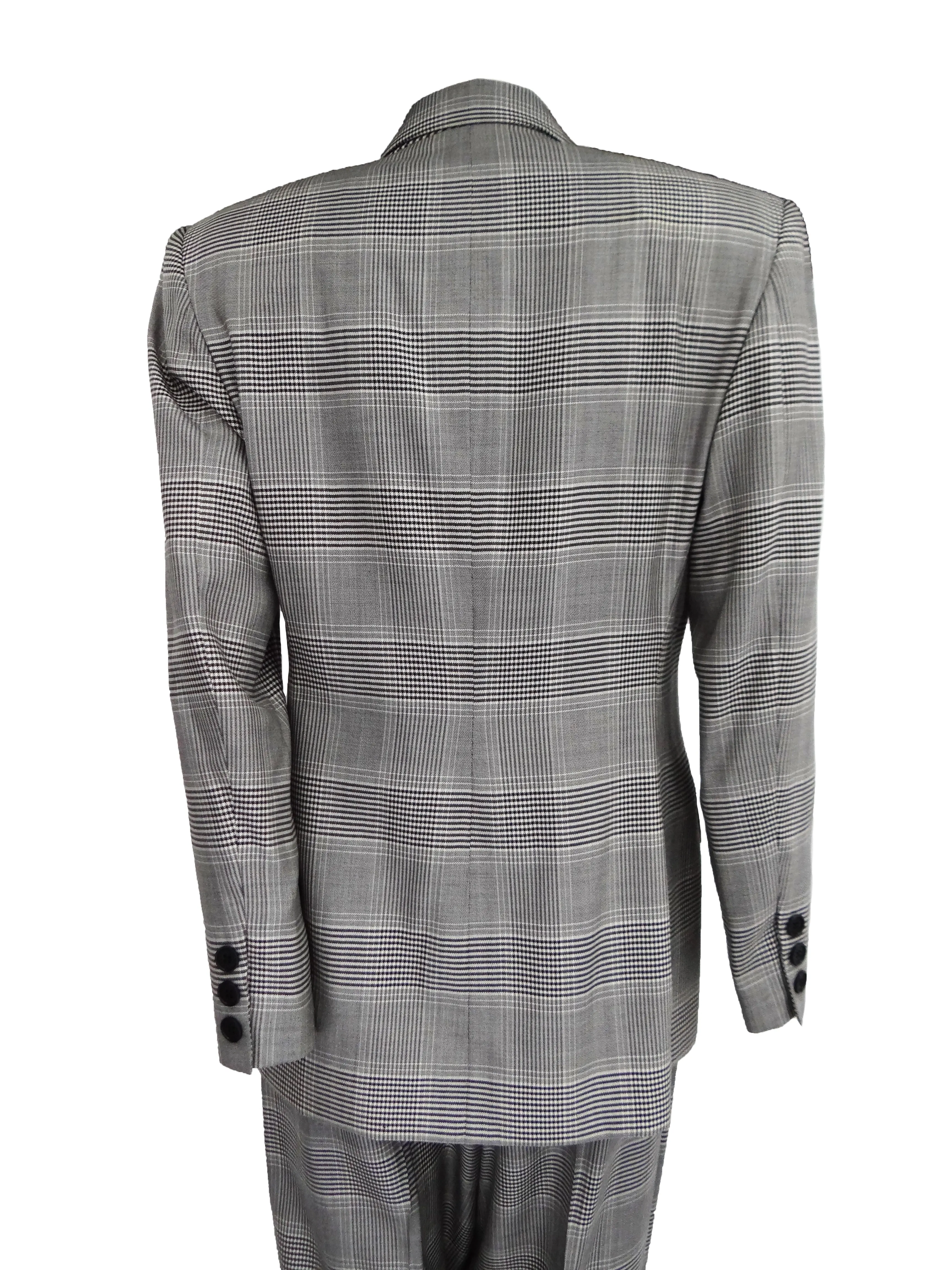 Gucci Trouser Suit in Prince of Wales Check, UK12