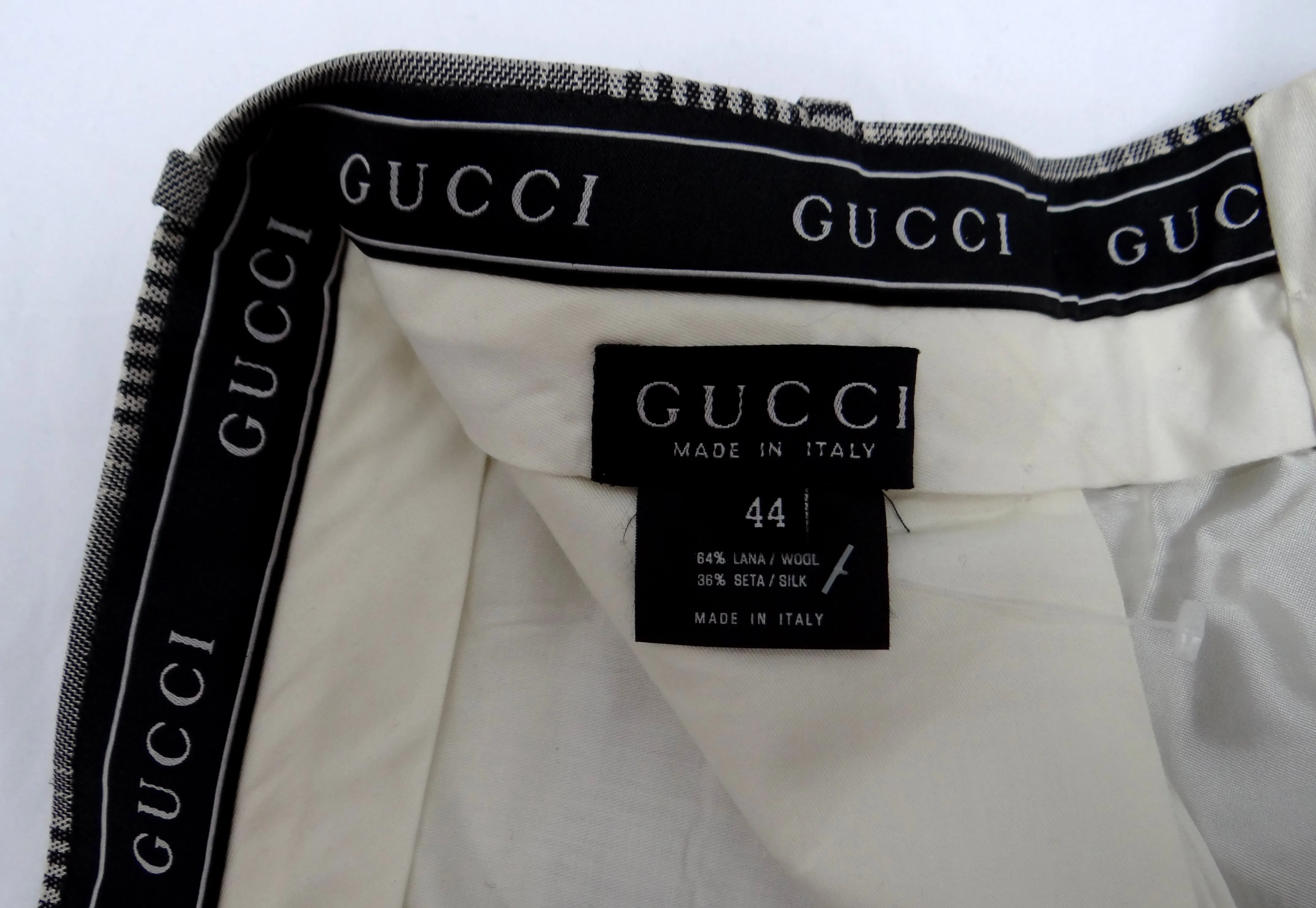 Gucci Trouser Suit in Prince of Wales Check, UK12