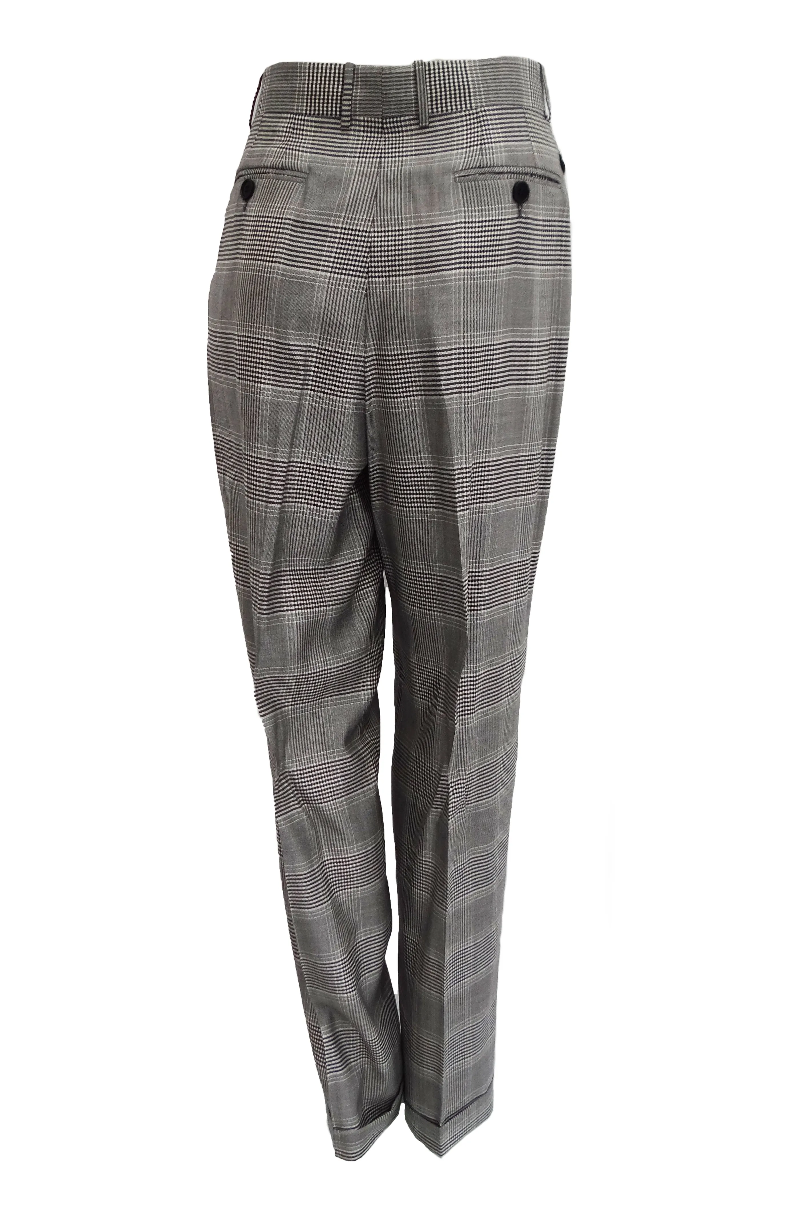 Gucci Trouser Suit in Prince of Wales Check, UK12