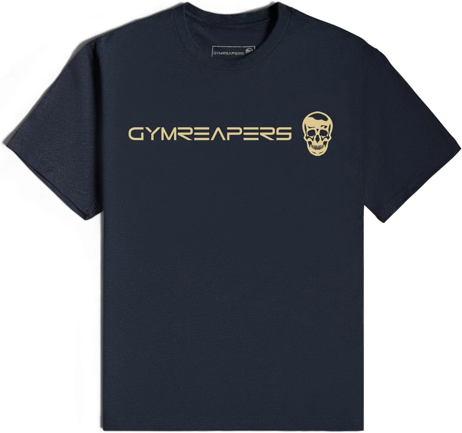 Gymreapers Workout Short Sleeve Shirt Workout T-Shirt for Men Crew Neck Shirts Casual Gym Cotton Everyday Tee