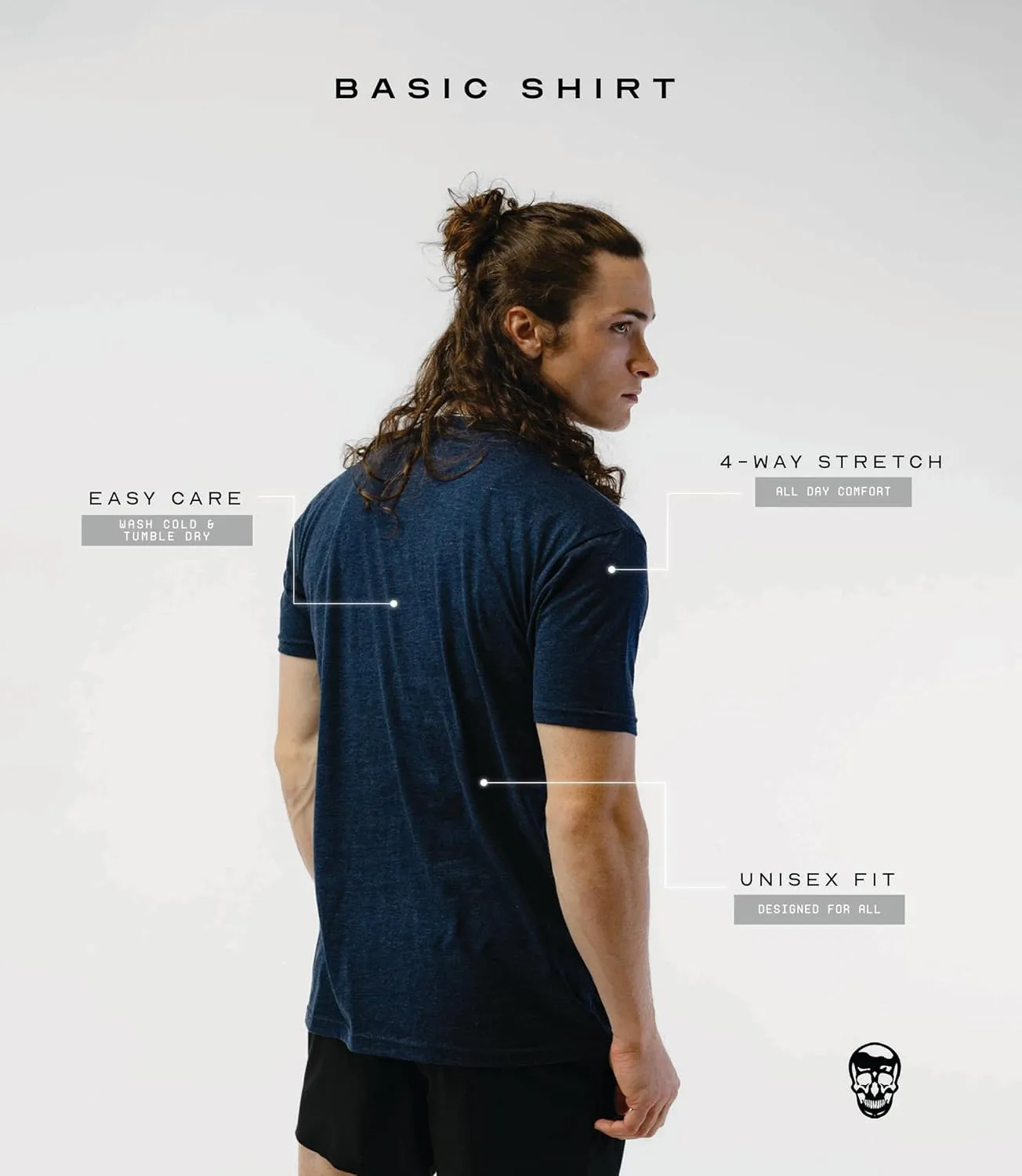 Gymreapers Workout Short Sleeve Shirt Workout T-Shirt for Men Crew Neck Shirts Casual Gym Cotton Everyday Tee