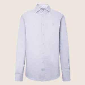 Hackett Melange Texture Multi Shirt Blue