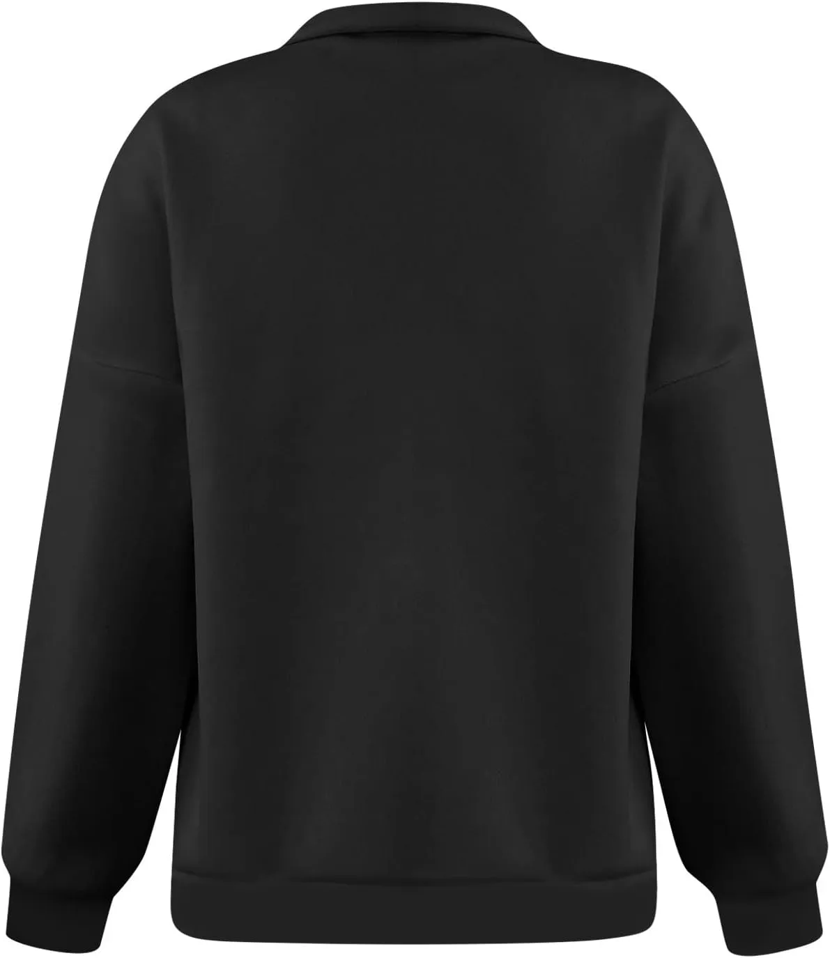 Half Zip Sweatshirt Women Pullover Long Sleeve Tops Fall 2024 Hoodies Y2K Solid Color Clothes With Pockets