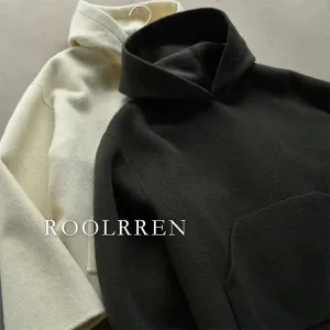 Hand-Stitched Wool Blend Pullover