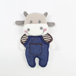 Handmade Cloth Cow Brooch/Pin