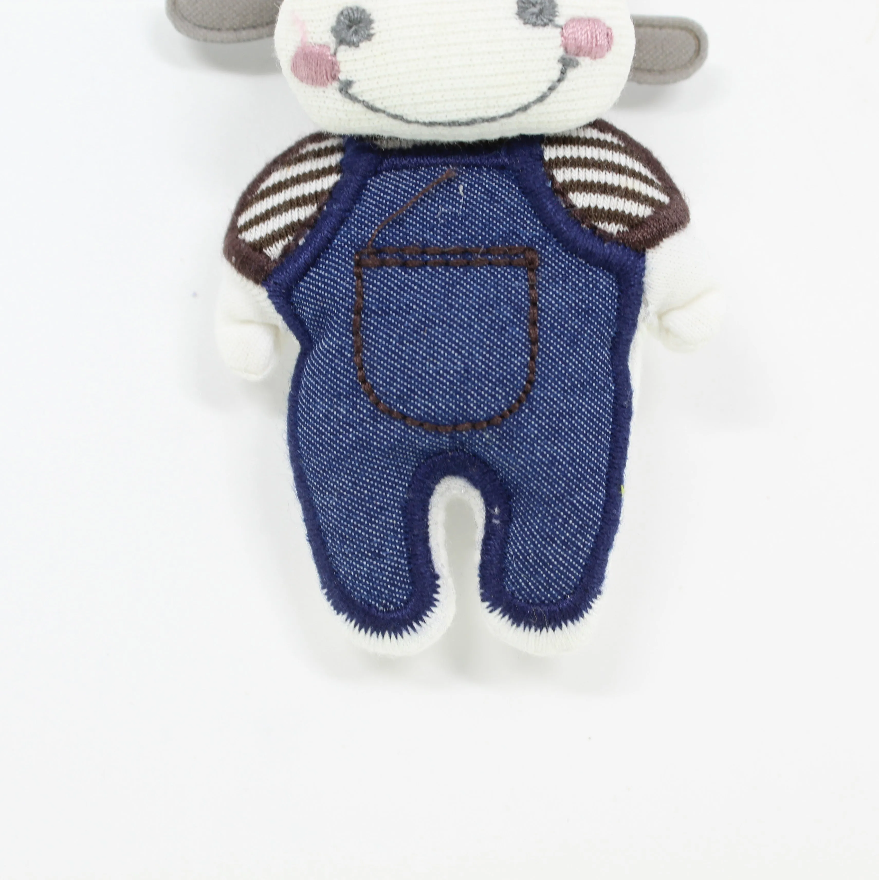 Handmade Cloth Cow Brooch/Pin