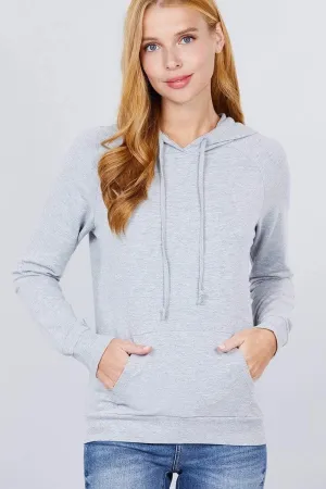 Heather Gray Long Sleeve French Terry Sweatshirt