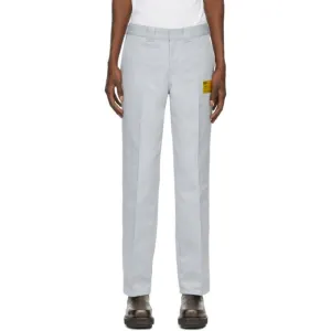 Helmut Lang Grey Industry Uniform Trousers