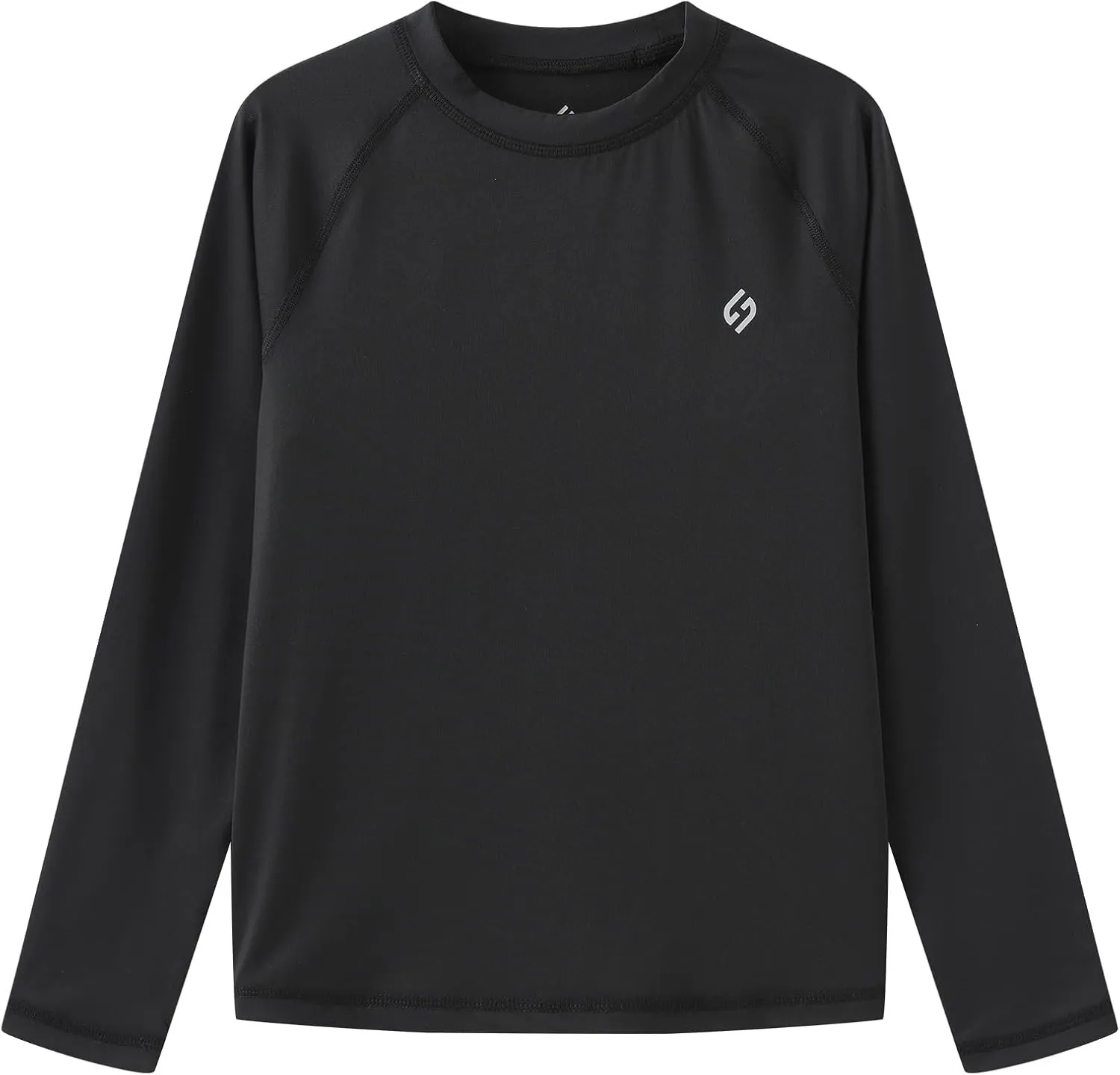 HODOSPORTS Boys UPF 50  Rash Guard Swim Shirts Long Sleeve Quick Dry UV Protection Sun T-Shirts