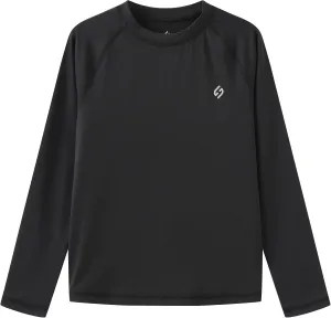 HODOSPORTS Boys UPF 50  Rash Guard Swim Shirts Long Sleeve Quick Dry UV Protection Sun T-Shirts