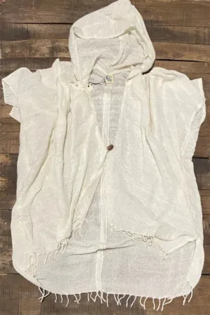 Hooded Earthy Feeling Kimono by Jaded Gypsy