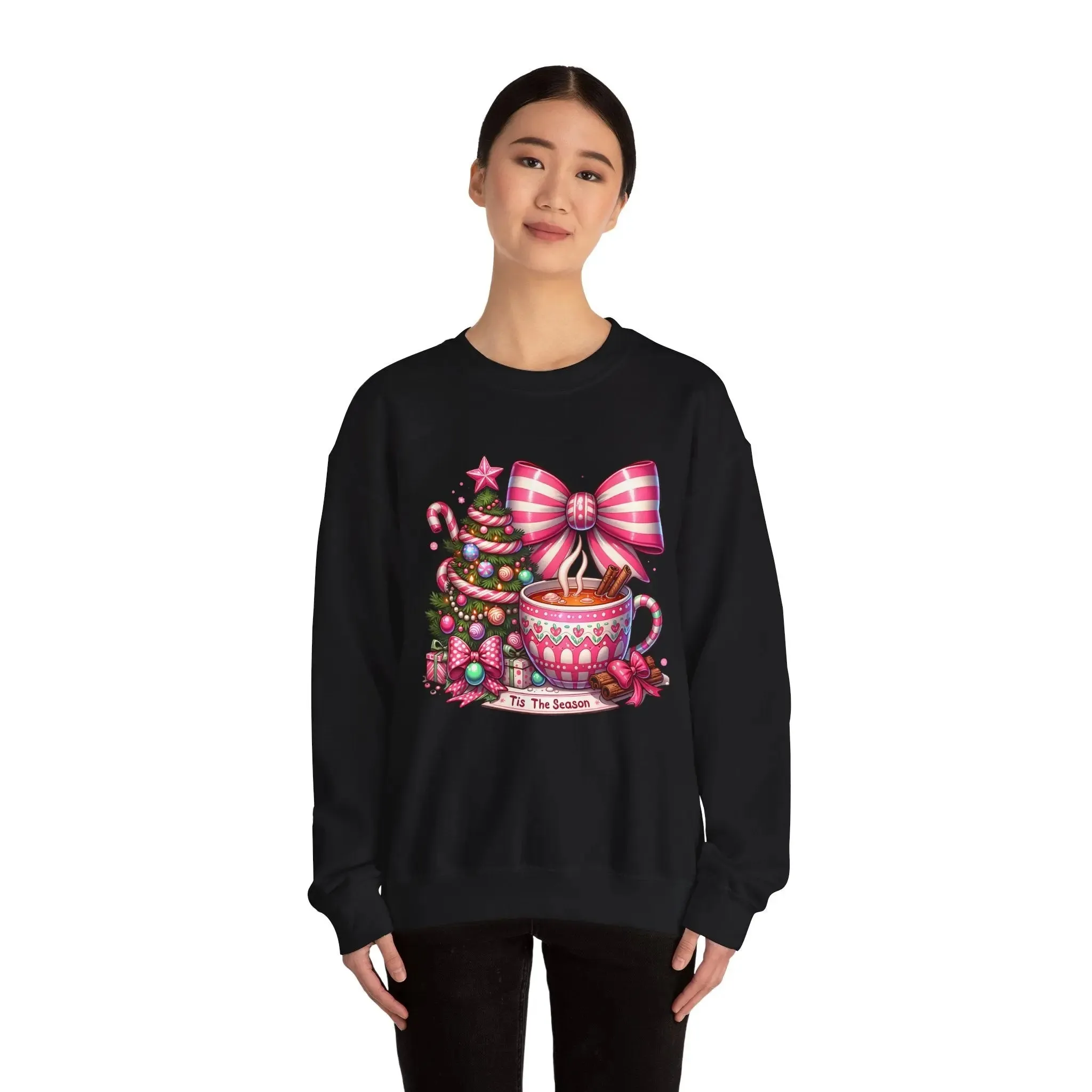 Hot Cocoa Womenswear Christmas Crewneck Sweatshirt