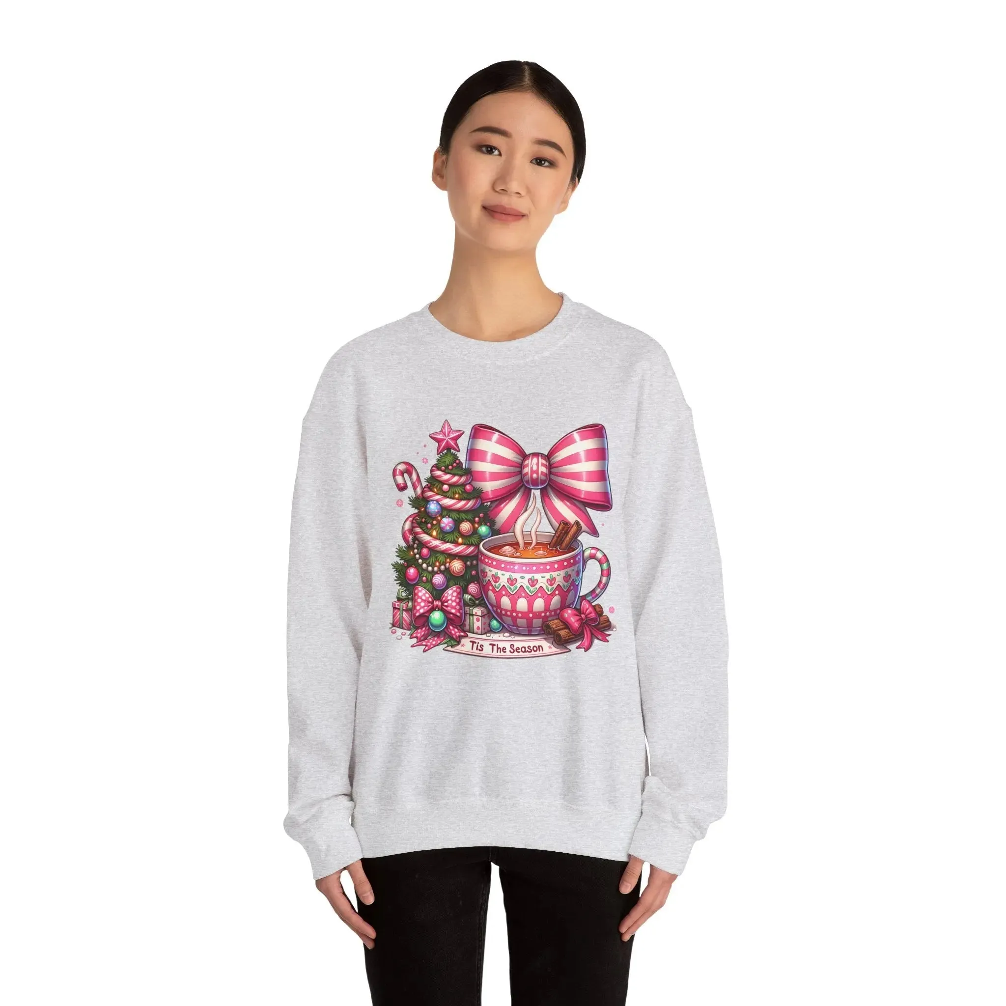 Hot Cocoa Womenswear Christmas Crewneck Sweatshirt