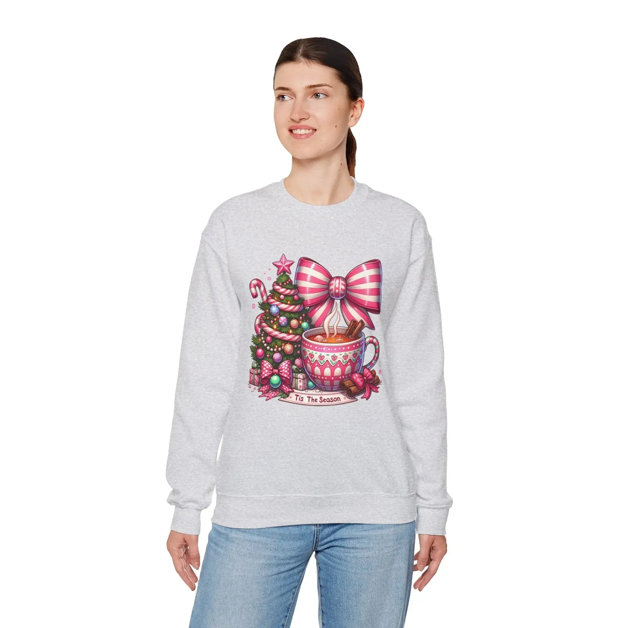 Hot Cocoa Womenswear Christmas Crewneck Sweatshirt
