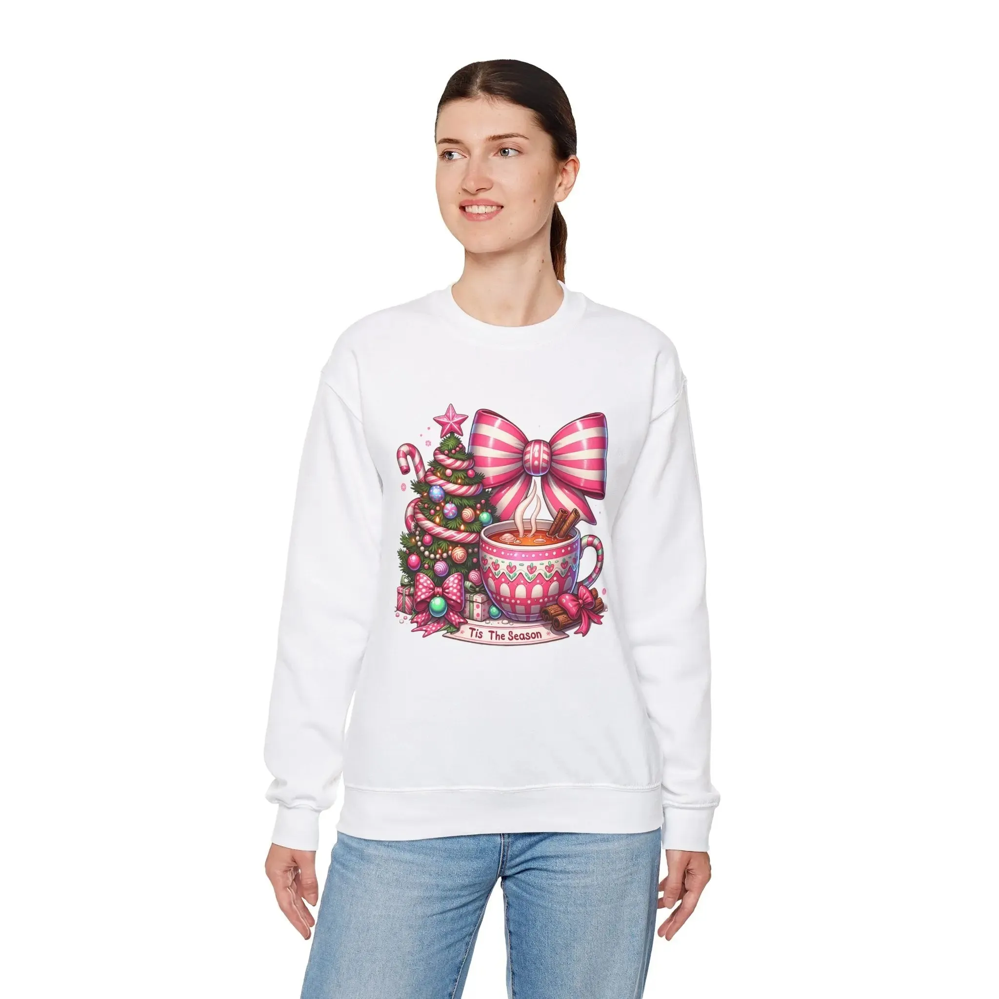 Hot Cocoa Womenswear Christmas Crewneck Sweatshirt