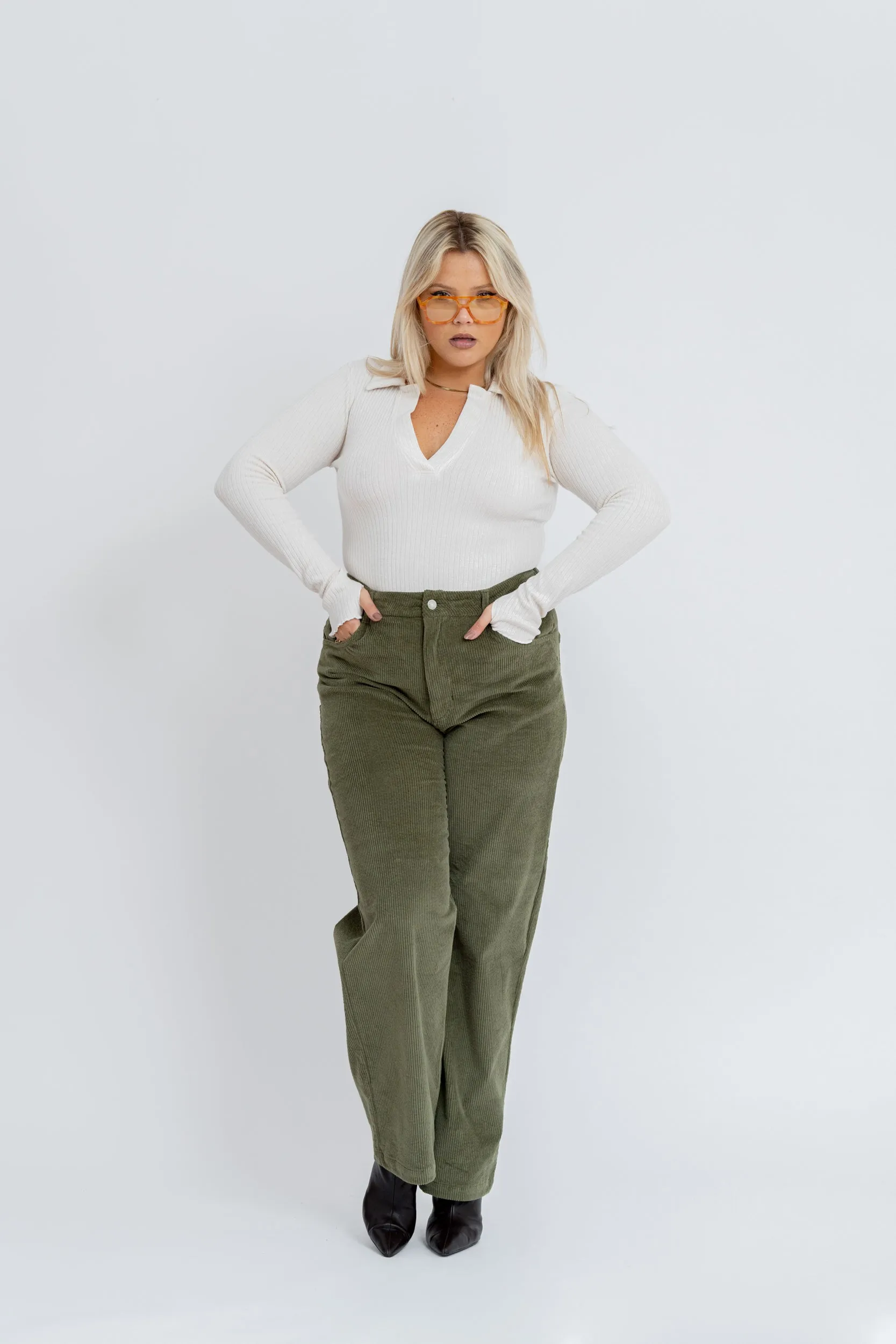 Hunter Corduroy Pants - Green