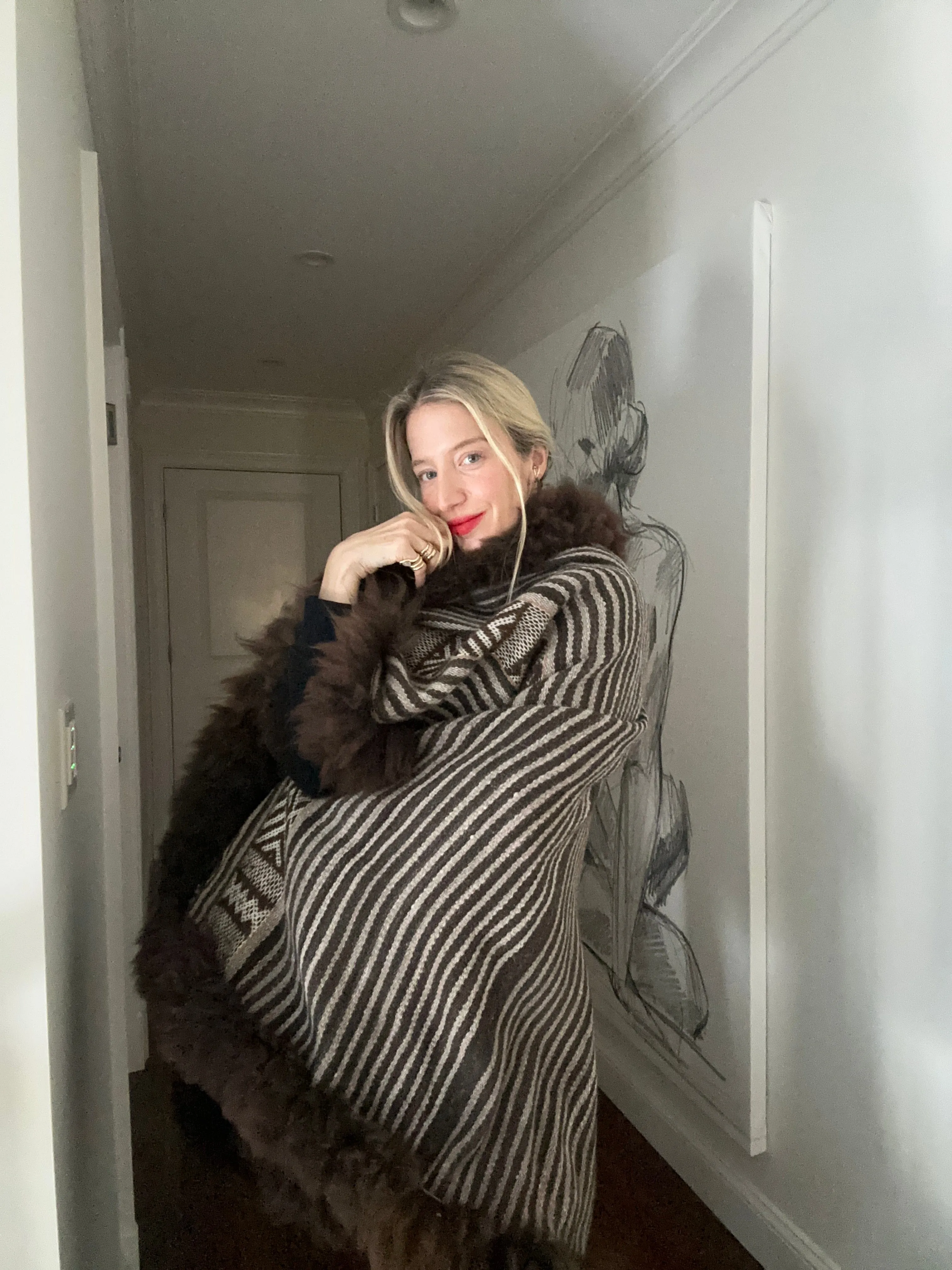 Ines Heritage Baby Alpaca Wool Cape