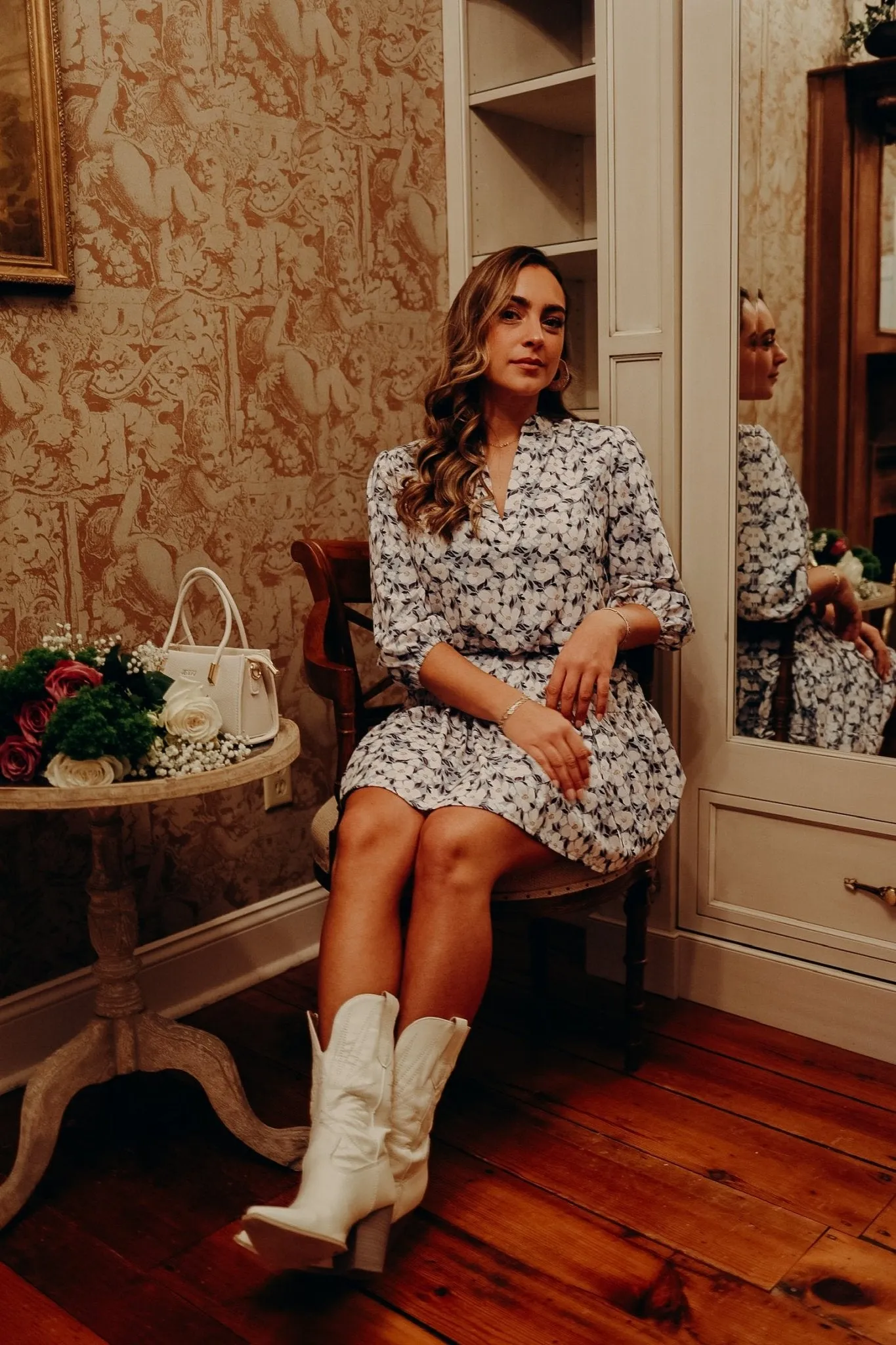 JoFlower Marsala Dress