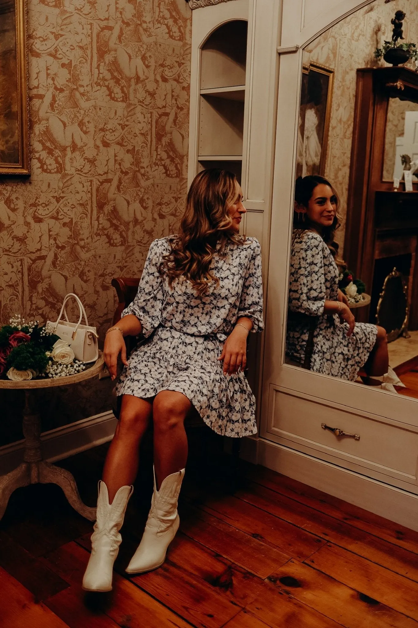 JoFlower Marsala Dress