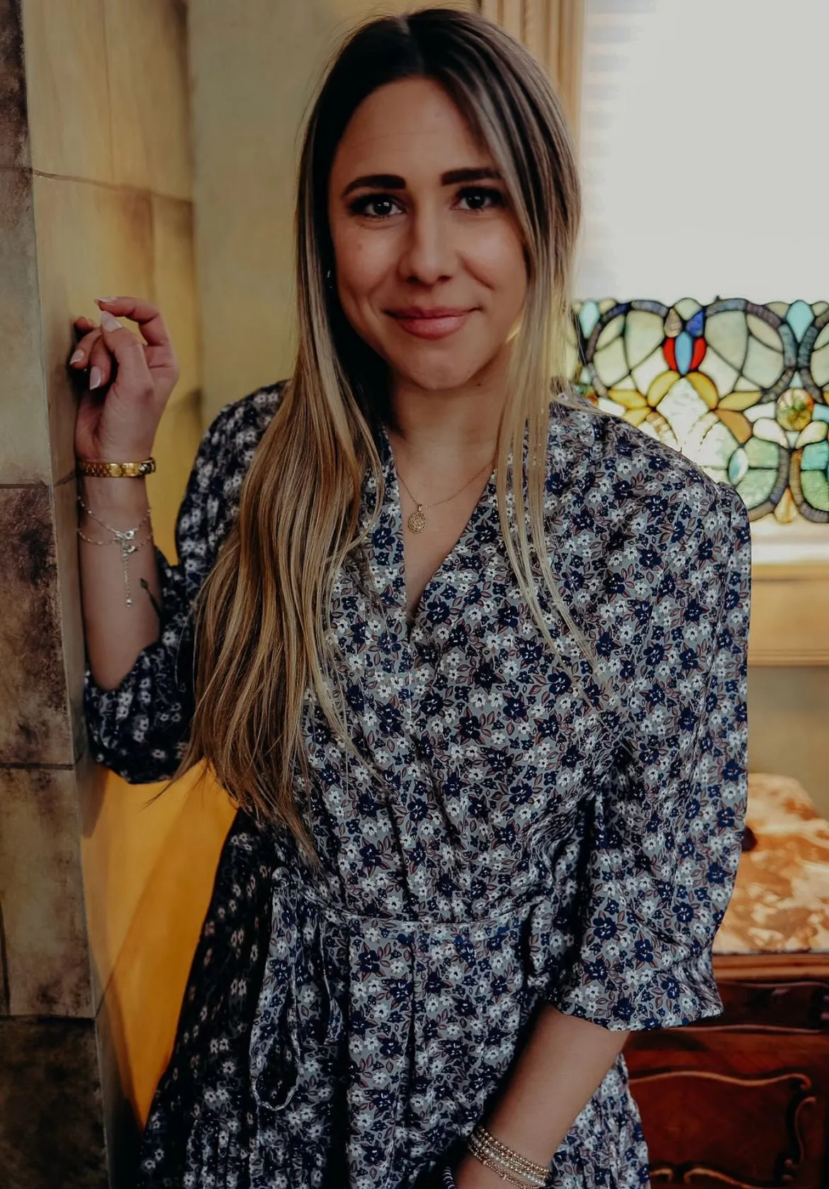 JoFlower Marsala Dress