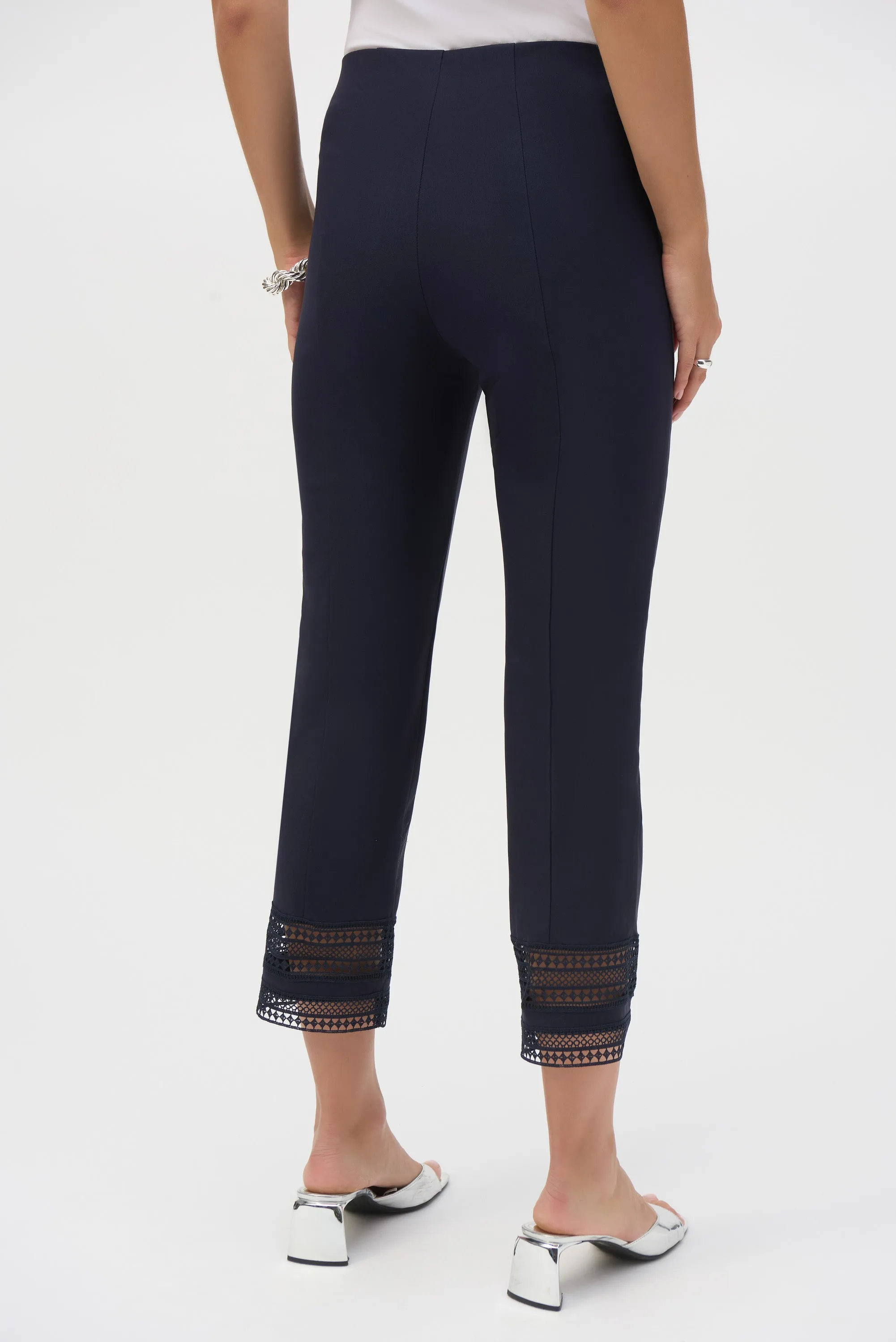 Joseph Ribkoff Midnight Blue Millennium Cropped Pull-On Pants