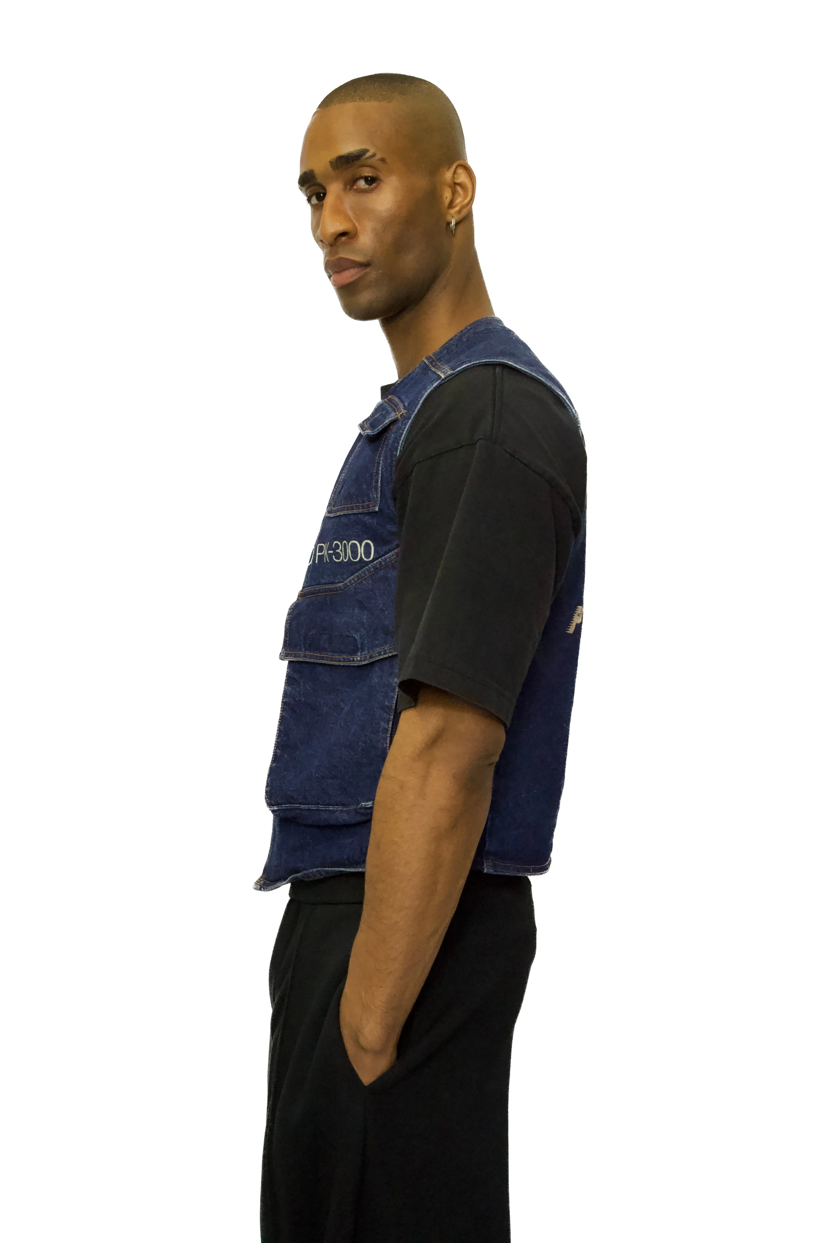 Kansai Yamamoto x Provisor Daiwa Utility Denim Vest