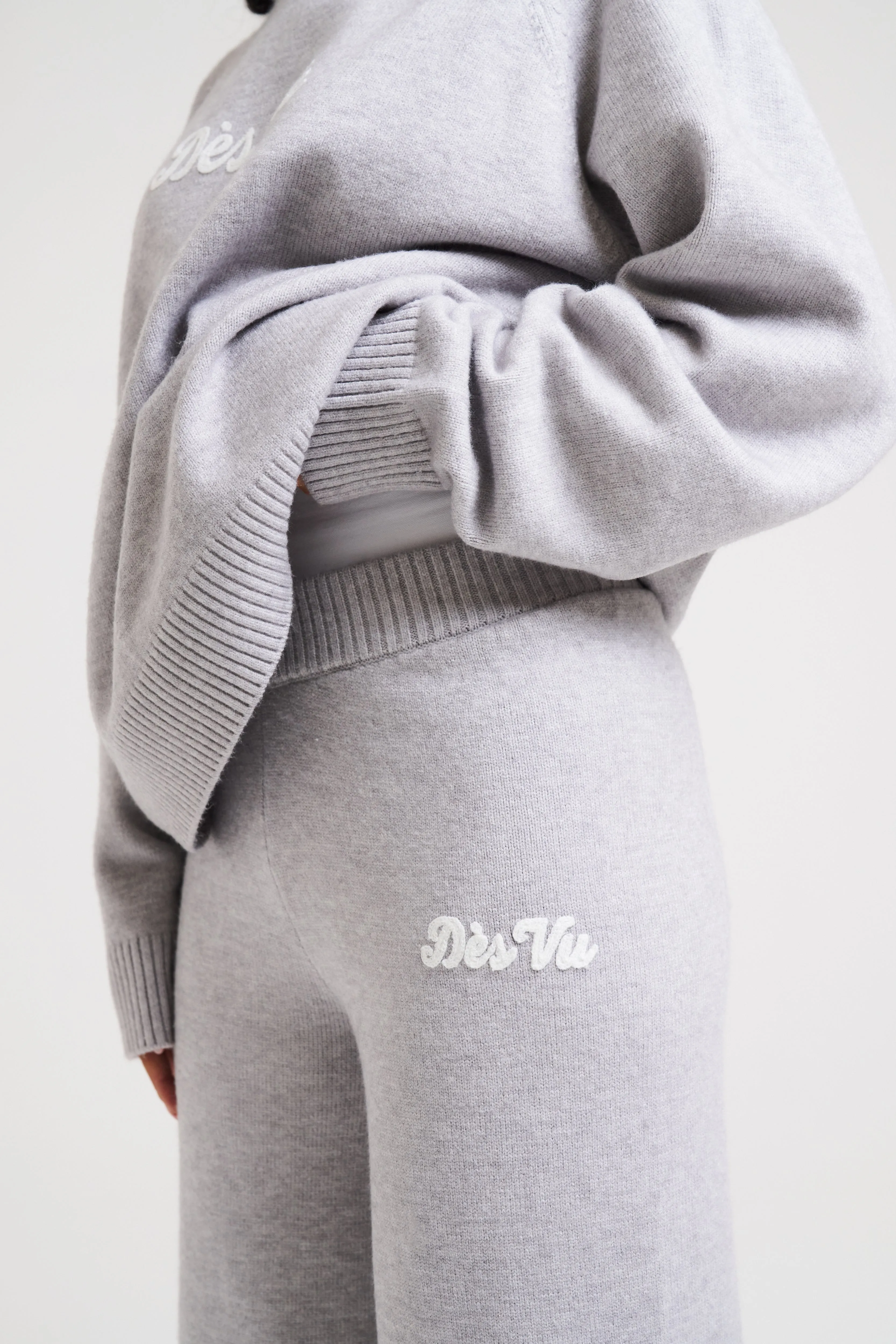 Knitted Trousers - Grey
