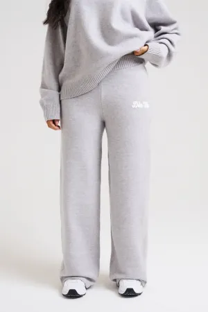 Knitted Trousers - Grey
